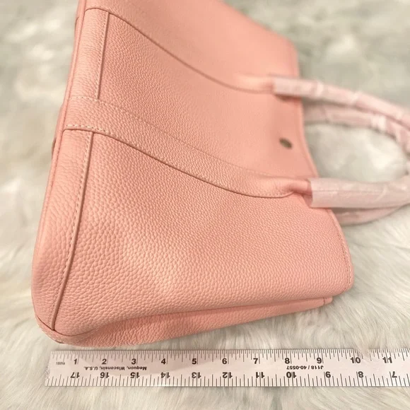 Pink 36CM Togo leather Top handle Graden Party genius leather Satchel bag - Picture 9 of 15